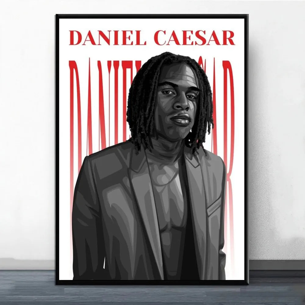 Daniel Caesar Never Enough Poster Painting Wall Pictures For Living Room Decor Sticker