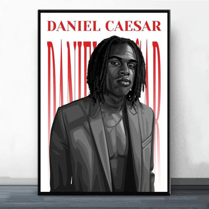 Daniel Caesar Never Enough Poster Painting Wall Pictures For Living Room Decor Sticker