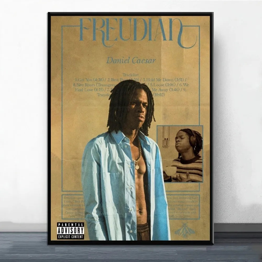 Daniel Caesar Never Enough Poster Painting Wall Pictures For Living Room Decor Sticker