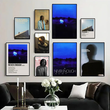 Daniel Caesar Never Enough Poster Painting Wall Pictures For Living Room Decor Sticker