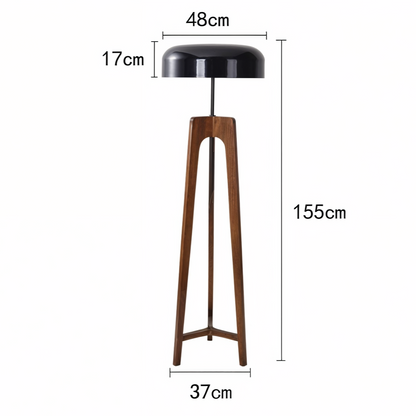 Tripod Wood Lamp