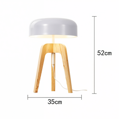 Tripod Wood Lamp