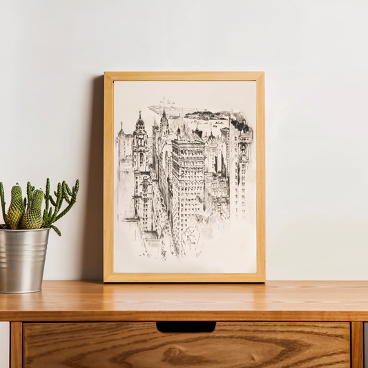 Poster Set - Sketch Vintage New York